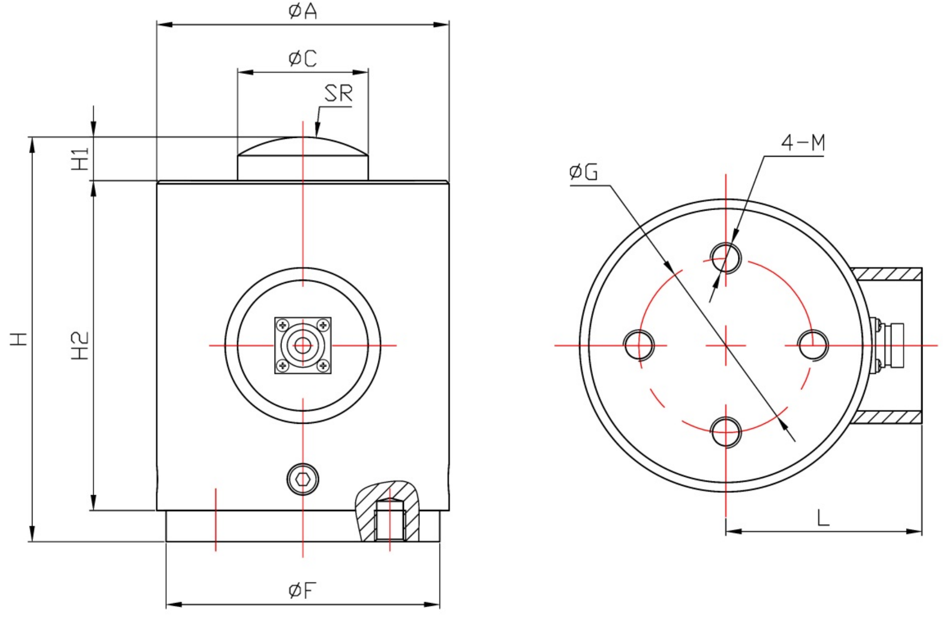 LCZ-107A尺寸圖 LCZ-107A尺寸圖