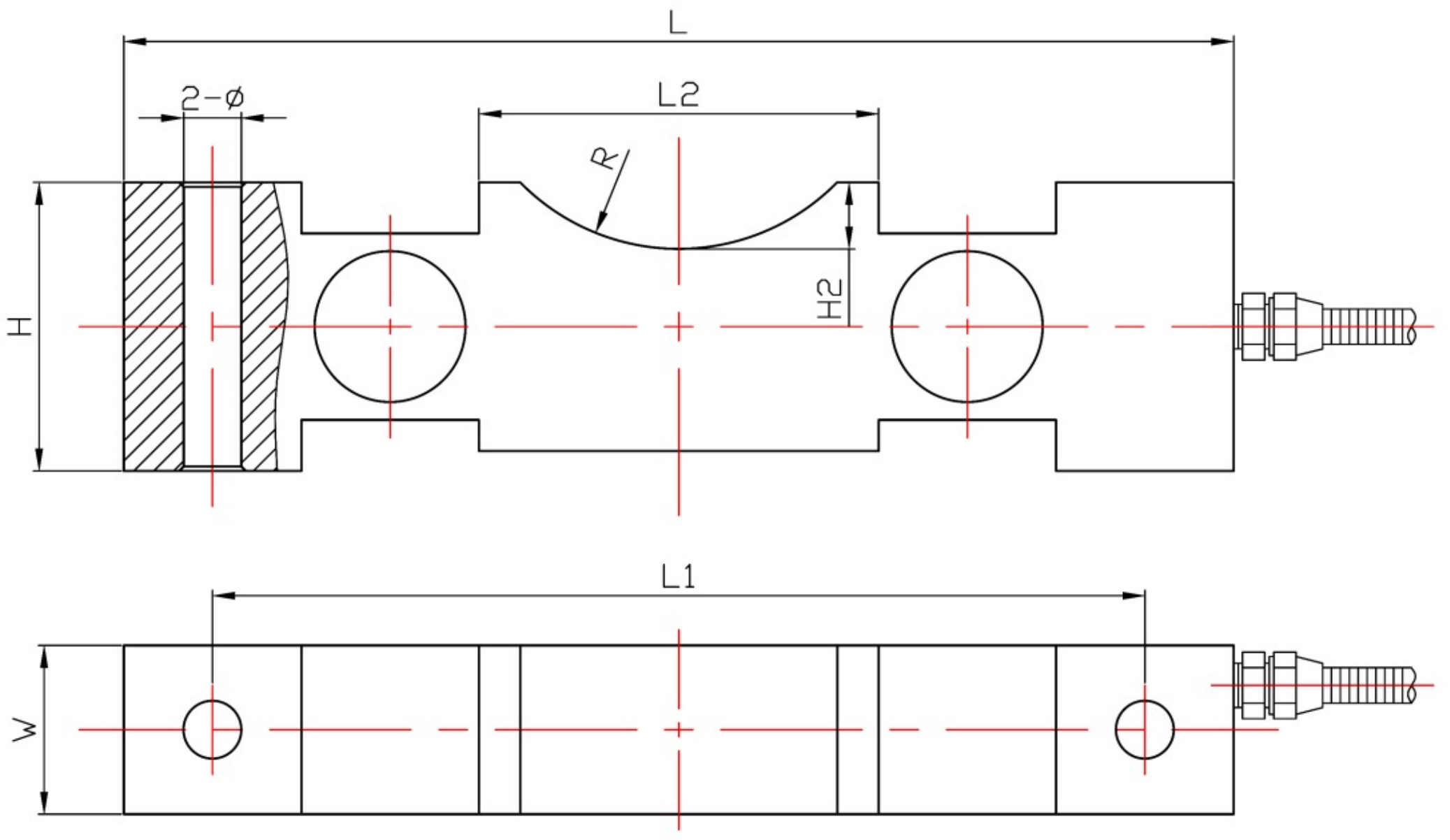 LCZ-106A尺寸圖 LCZ-106A尺寸圖