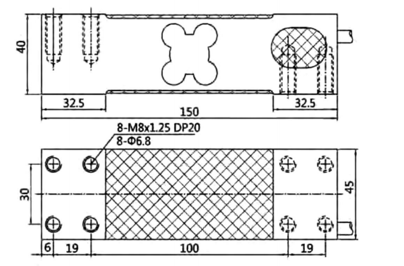 LCZ-301M尺寸圖 LCZ-301M尺寸圖